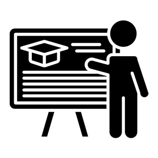 Teaching Glyph Icon