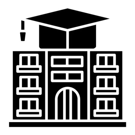 University Glyph Icon | Online Education