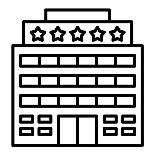 5 Stars Hotel Icon