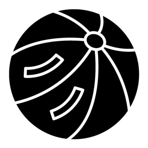 Beach Ball Glyph Icon | Travel