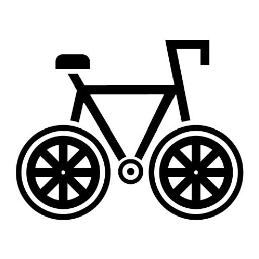 Bicycle Glyph Icon | Travel