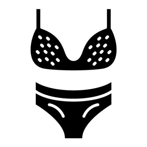 Bikini Glyph Icon | Travel