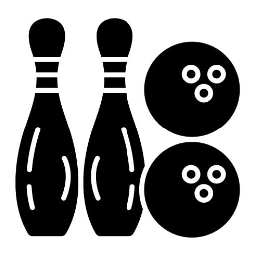 Bowling Glyph Icon | Travel