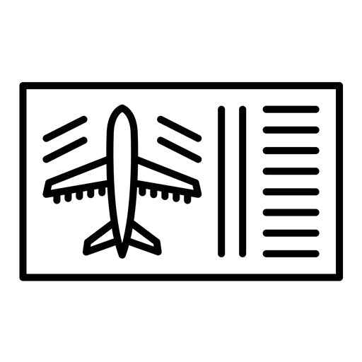 Flight Ticket Icon | Travel