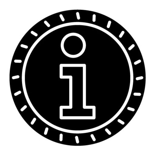 Information Glyph Icon | Travel