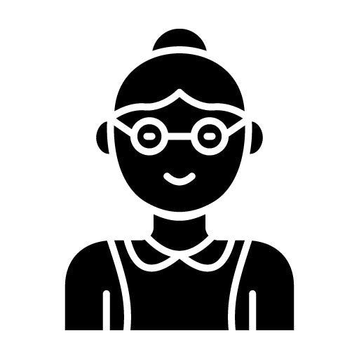 Grandmother Glyph Icon