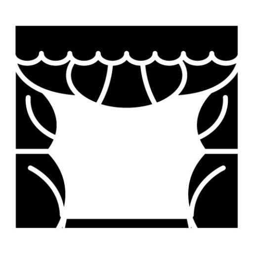 Theatre Glyph Icon