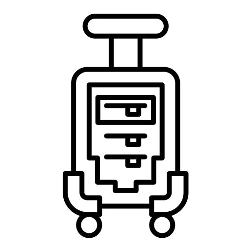 Wheeled Luggage Icon