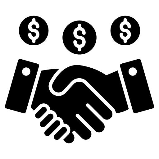 Affiliate Marketing Glyph Icon | Internet Marketing Service