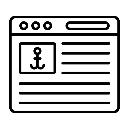 Anchor Text Icon | Internet Marketing Service