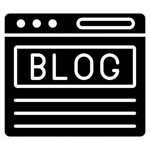 Blog Glyph Icon | Internet Marketing Service