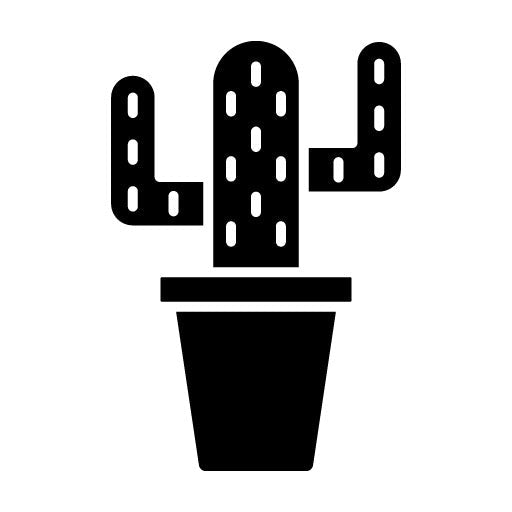 Cactus Glyph Icon