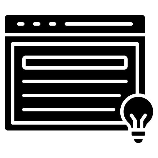 Seo Tips Glyph Icon