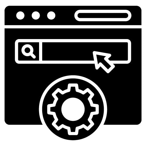 Search Engine Optimization Glyph Icon