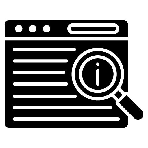 Search Glyph Icon | Internet Marketing Service