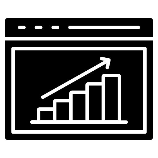 Site Statistics Glyph Icon