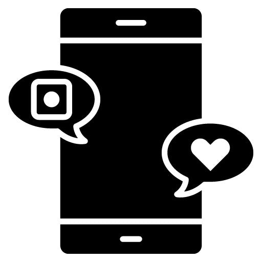 Social Communication Glyph Icon