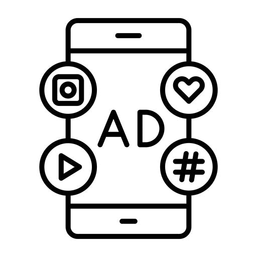 Social Media Advertising Icon