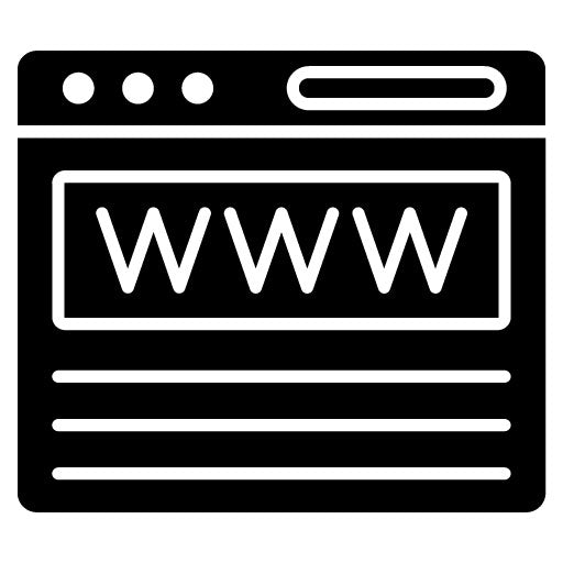 Url Glyph Icon | Internet Marketing Service
