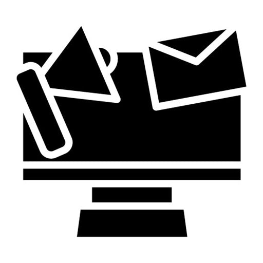 Advertising Glyph Icon