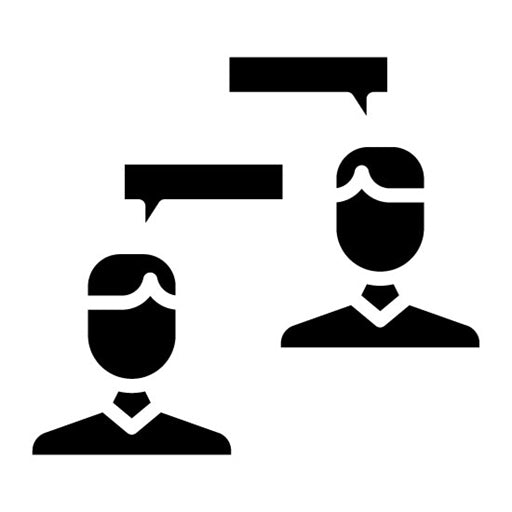 Communication Glyph Icon | Public Relations Agency