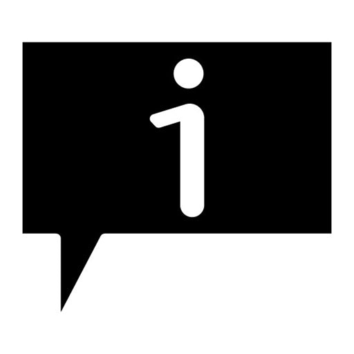 Information Glyph Icon | Public Relations Agency