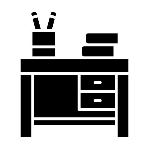 Desk Glyph Icon