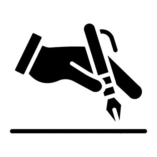 Speech Writing Glyph Icon