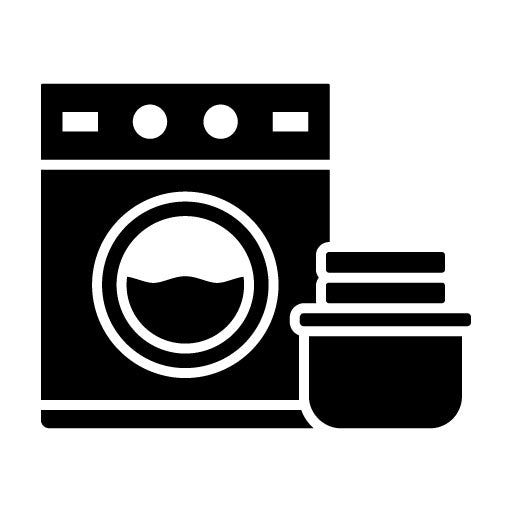 Washing Machine Glyph Icon
