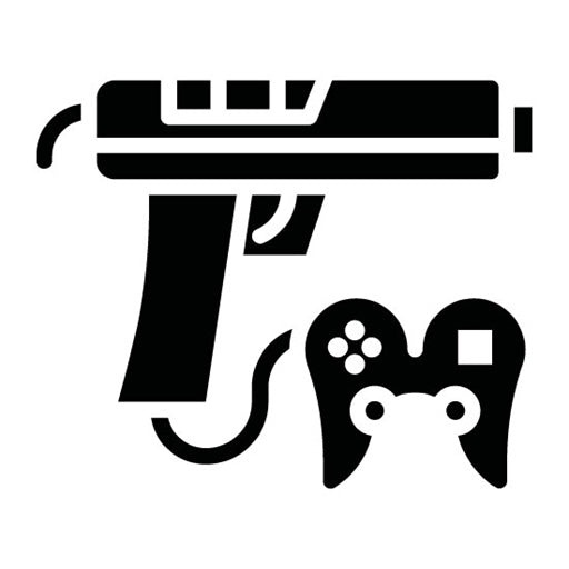 Action Game Glyph Icon | Game Development