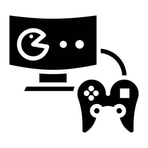 Computer Game Glyph Icon