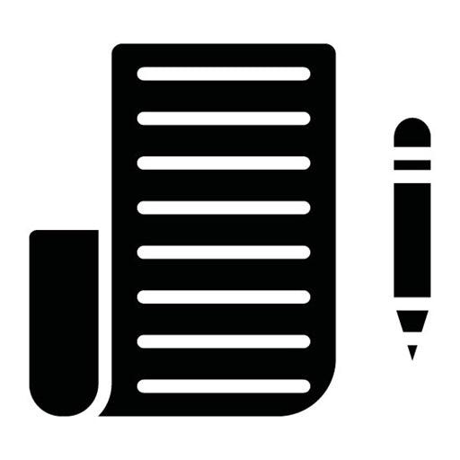 Text Editor Glyph Icon | Game Development