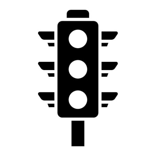Traffic Lights Glyph Icon