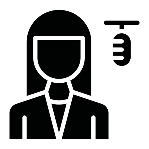 Voice Actress Glyph Icon