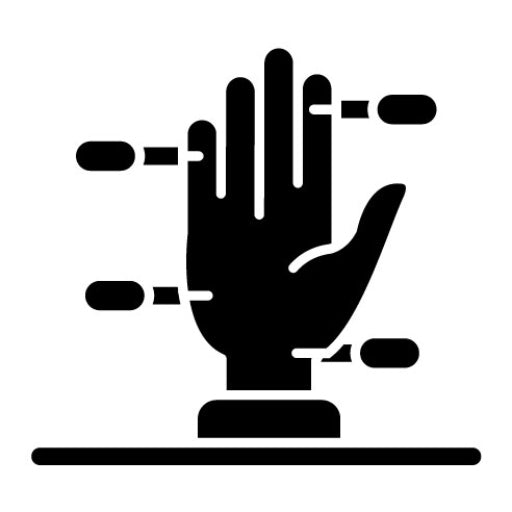 Acupressure Glyph Icon