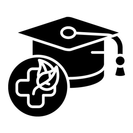Alternative Medicine Degree Glyph Icon