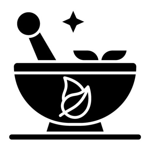 Ayurvedic Medicine Glyph Icon