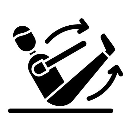 Body Movement Therapy Glyph Icon