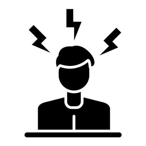Headache Glyph Icon | Alternative Medicine