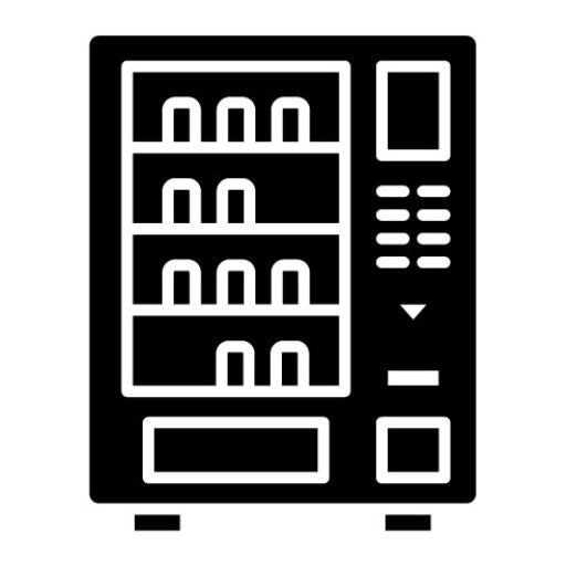 Vending Machine Glyph Icon