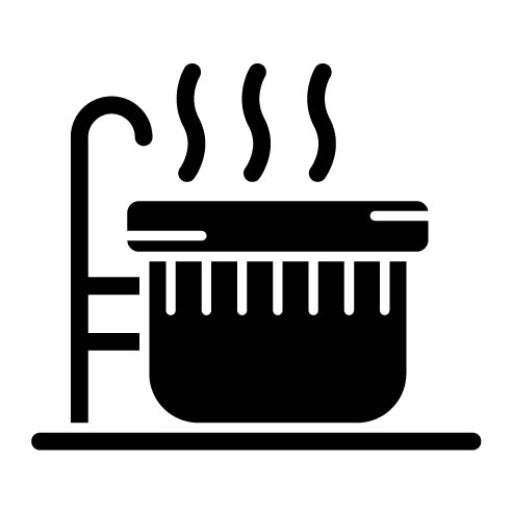 Hot Tub Glyph Icon