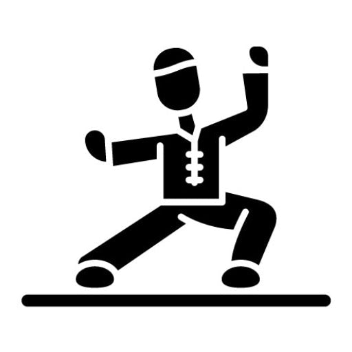 Qigong Glyph Icon