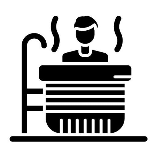 Sauna Glyph Icon