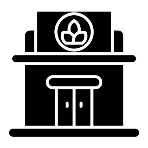 Spa Resort Glyph Icon