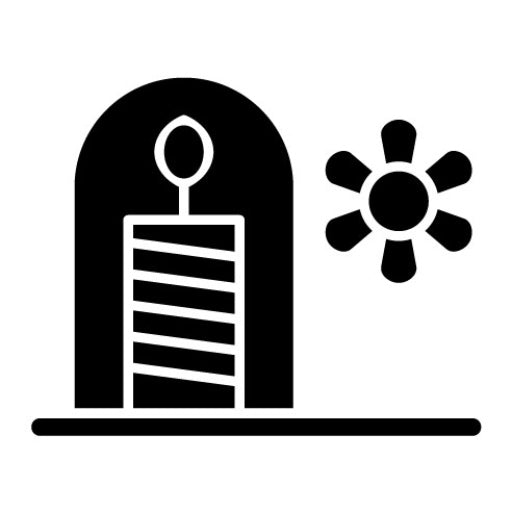 Spa Therapy Glyph Icon
