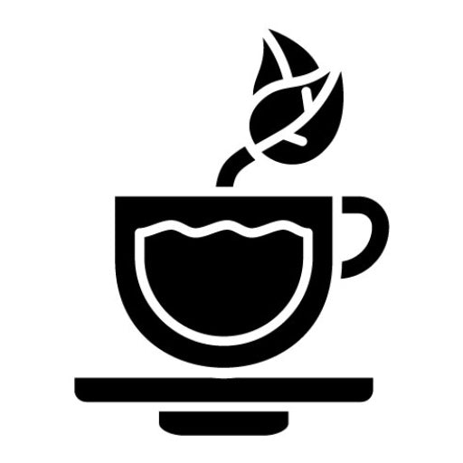 Tea Glyph Icon