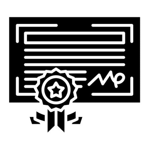 Diploma Glyph Icon | University