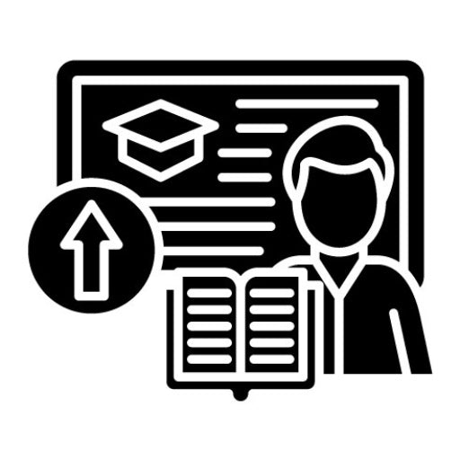 Advanced Coursework Glyph Icon