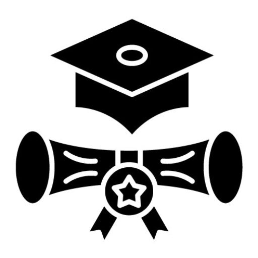 Bachelor Degree Glyph Icon