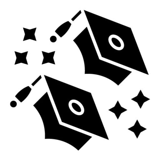 Graduate Glyph Icon | University